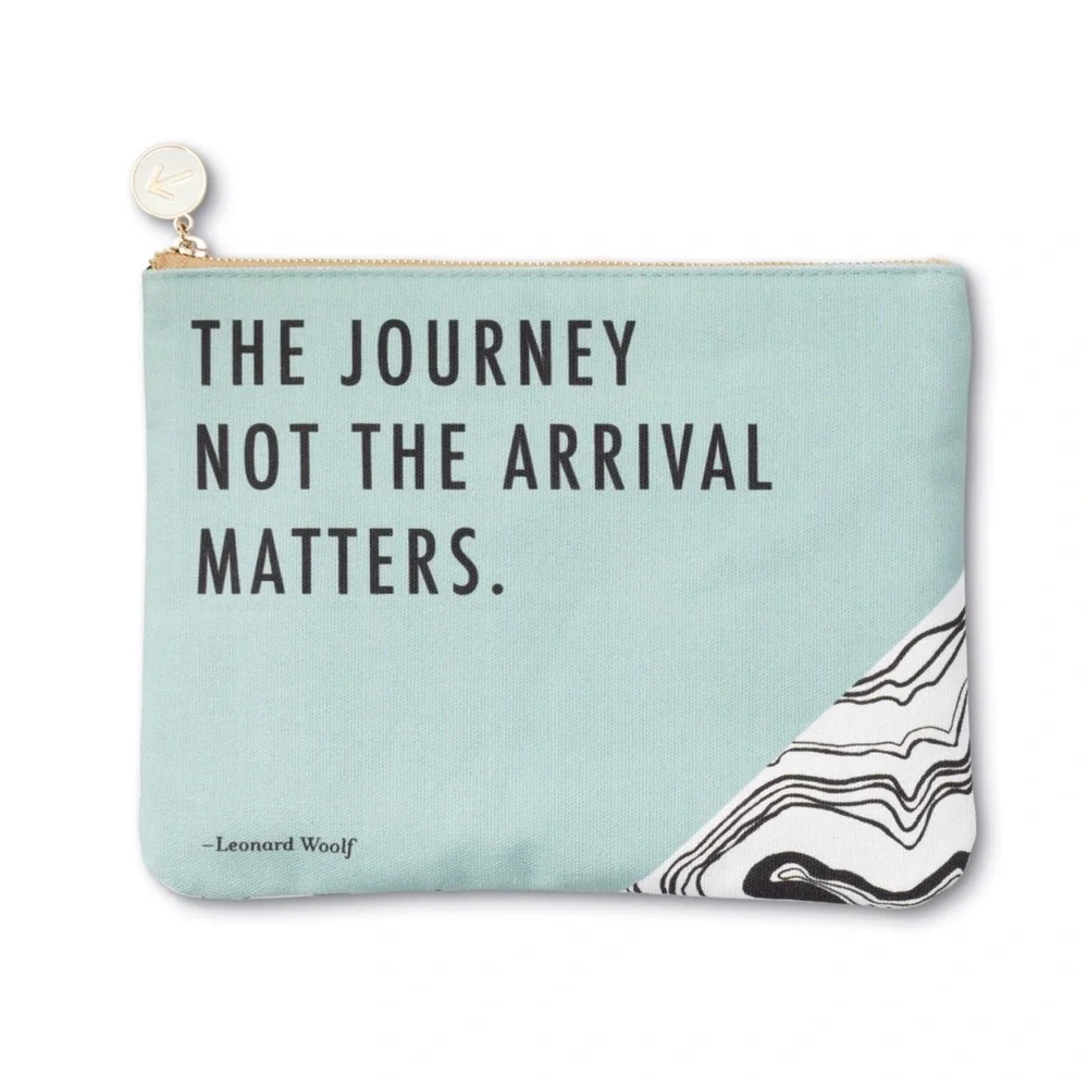 Compendium Pouch- The Journey not the Arrival Matters
